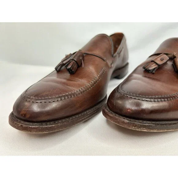 Allen Edmonds Men's Grayson Tassel Loafers Dress Shoes Size 13 D Brown - Picture 8 of 11